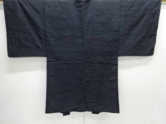 JAPANESE KIMONO / ANTIQUE COTTON AUTHENTIC KURUME SHOSEI KASURI MENS H